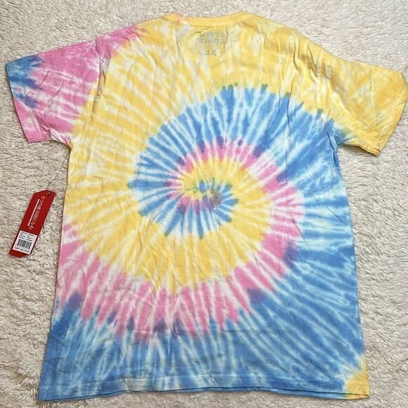 NWT (Urban) Seven Souls Tie Dye T-Shirt in Yellow/Blue/Pink Size Extra Large - Picture 6 of 6